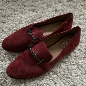 Franco Sarto Suede Loafer - size 9W